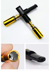 Pack of 2 - Mini Filtration Tobacco Tar Filter Cleanable Microfilter Cigarette Holder Recyclable Smoke Mouthpiece Filtration Smoking Gadgets