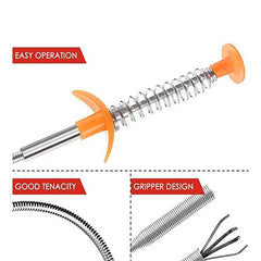 90cm Bendable Drain Clog Dredge Tools Water Sink Cleaning Hook Sewer Dredging Spring Pipe Hair Remover Bathroom Hair Cleaner