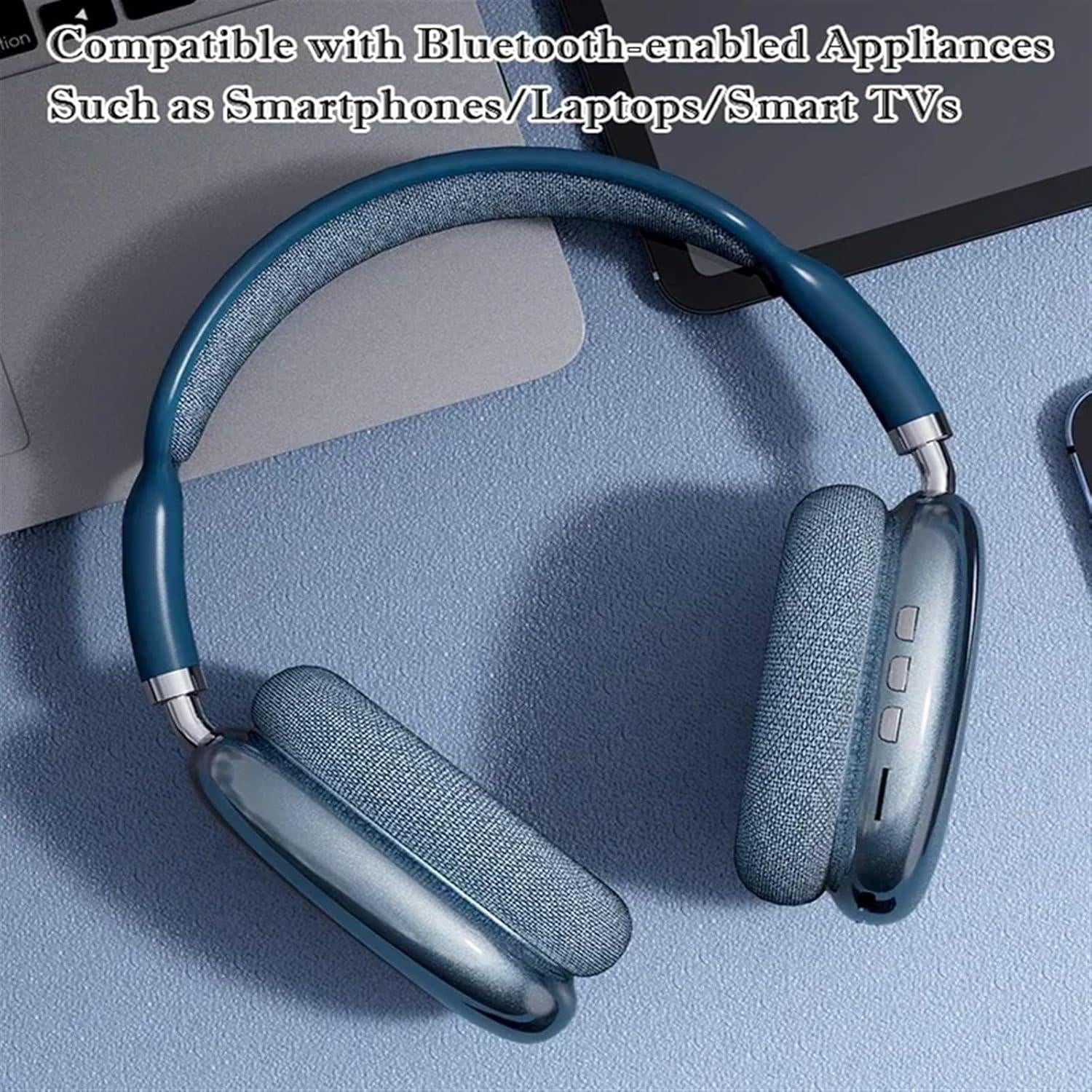 P9 Wireless Bluetooth Headphones With Mic Noise Cancelling Headsets Stereo Sound Earphones Sports Gaming Headphones Supports TF