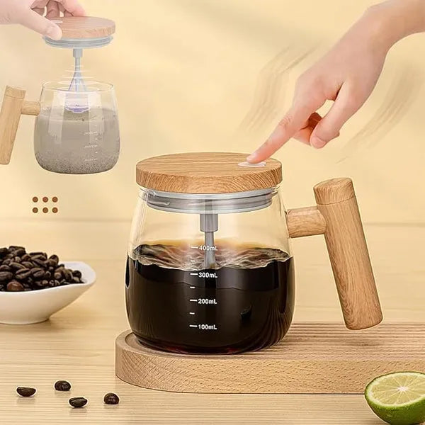 Self Stirring Mug 400ml Rechargeable Electric Stirring Mug WaterProof Automatic Mixing Cup for Coffee And Protein