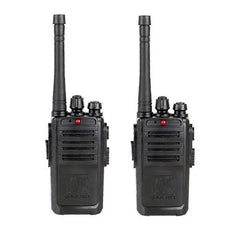 New Portable Black Walkie Talkie Pair With Batteries – Battery Operated