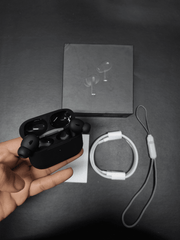 Apple Airpods Pro 2 Black TypeC Buzzer+Volume+Dorri Wireless Charging