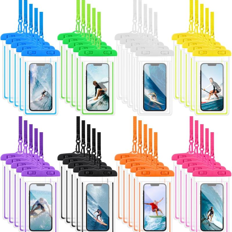Universal Mobile Phone Transparent Waterproof Bag Three-Layer Sealed Drifting Beach Fishing Underwater 6 inch Swimming Dry Bag