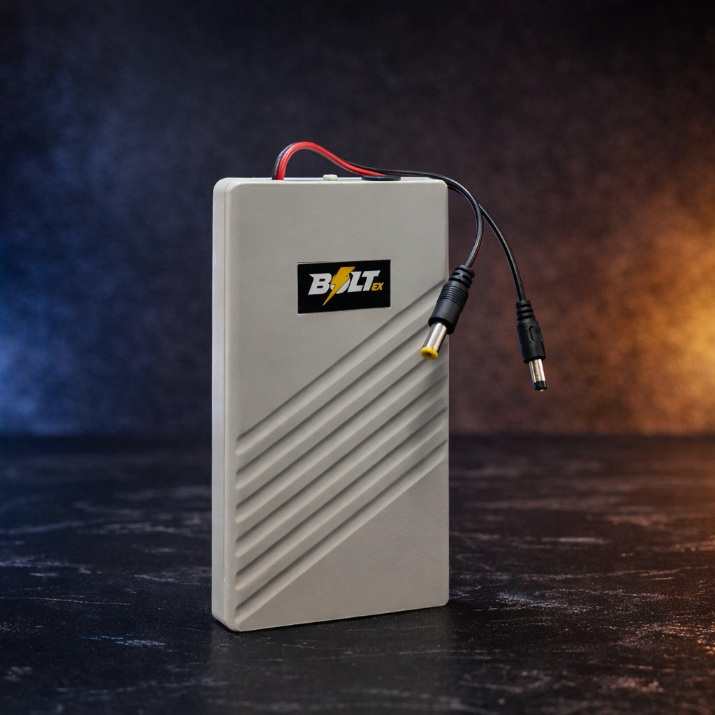 Bolt/ex 12V Router Power Bank on / off Button– High-Performance UPS for Non-Stop Internet (3-4 Hours Backup) - 20000Mah Battery