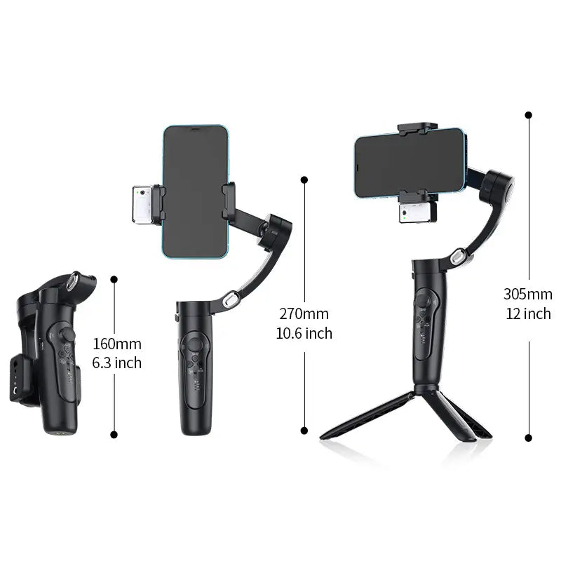 Three-Axis Anti-Shake Gimbal for Mobile Phone
