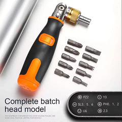 Ratchet Corner 10 in 1 Screwdriver Set New Portable Hidden Bit Combination Multifunction Screwdriver