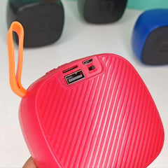 X-312 Portable Bluetooth Speaker 5.0 – Best-Selling Outdoor Wireless Speaker with Built-in Battery, USB Drive Support & Voice Prompt (Random Color)
