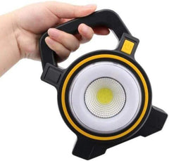 COB Work Solar and USB Charging Emergency Light JY 819A Handheld Camping Torch Lamp with Solar Panel