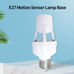 E27 Infrared Human Body Sensor Lamp Holder Led Bulb Lamp Holder Infrared Sensor Household Screw For Home Smart Life