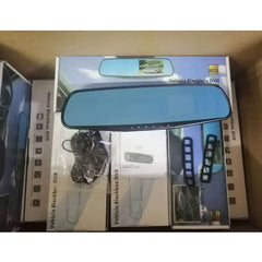 Car Rearview Mirror Driving Recorder 1080P Single Recording Hd Blue Screen Anti-Dazzle 2.8inch Blue Mirror Photography Cross-Border