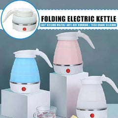 Foldable Kettle Coffee Pot Tea Kettle 1L Electric Space-saving ABS Camping Home Travel Outdoor Heating Hot Water Cup
