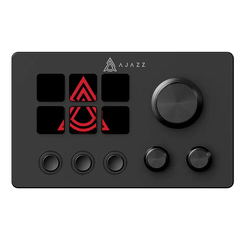 Black Jue Akp03 Desktop Controller with Live Tone & Shortcuts