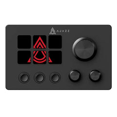 Black Jue Akp03 Desktop Controller with Live Tone & Shortcuts