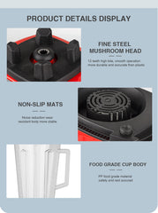 Quality Ice Crush Smoothie Maker Blender Juicers Double Cup Smoothie Blender With Small Jar