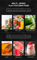 Quality Ice Crush Smoothie Maker Blender Juicers Double Cup Smoothie Blender With Small Jar