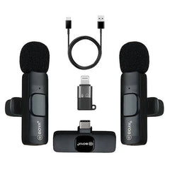 2in one BOYA Model: BY-MW13 Type: Wireless Live Microphone
