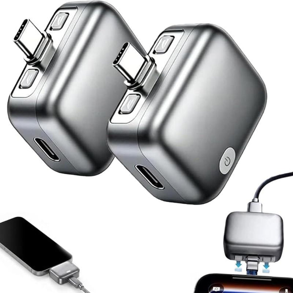 Type C Smart Auto Stop Charging Adapter, Auto Disconnect Charger – Portable USB Charger Automatically Stops When Fully Charged, Overcharge Protection