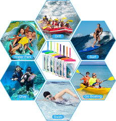 Universal Mobile Phone Transparent Waterproof Bag Three-Layer Sealed Drifting Beach Fishing Underwater 6 inch Swimming Dry Bag