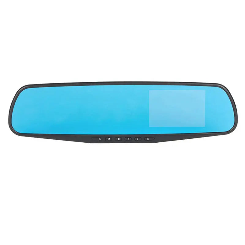 Car Rearview Mirror Driving Recorder 1080P Single Recording Hd Blue Screen Anti-Dazzle 2.8inch Blue Mirror Photography Cross-Border