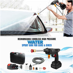 Portable Powerful High Pressure 48v Max Power link System Cordless Wireless Car Wash Water Jet Foam Gun