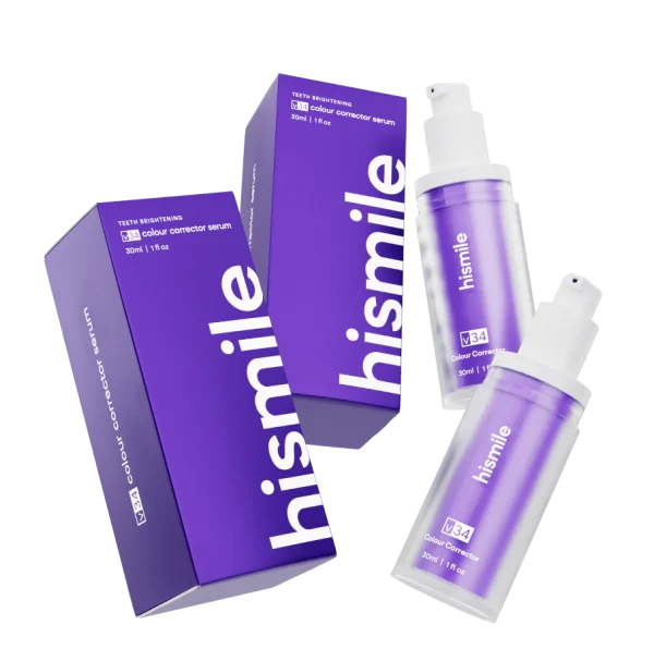 Hismile V34 Teeth Whitening Color Corrector Serum | Instant Brightening Solution 30ml