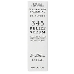 Dr. Althea 345 Relief Serum | Hydrating & Calming Serum with Tea Tree Leaf Water, Ceramide NP & Niacinamide | Barrier Repair & Deep Hydration | 30ml