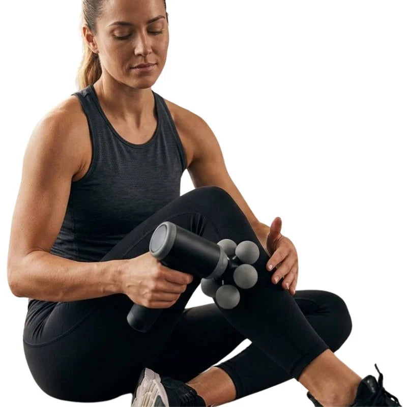 Five Head Massage Gun  | Rechargeable Deep Tissue Muscle Massager